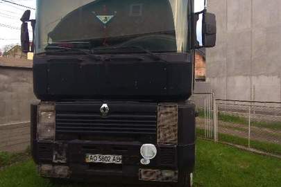 Сідельний тягач - Е, марки RENAULT, модель AE 430 Magnum, 1998 року випуску, ДНЗ АО5802АВ, кузов № VF611GTA100009255, чорного кольору