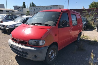 Т/З марки NISSAN, модель Vanette HC23, 2001 року випуску, ДНЗ АО5489АС, кузов № VSKDEVC23U0168803, червоного кольору