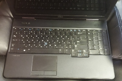 Конфісковане майно за рішенням суду: ноутбук марки "Dell Latitude" E5540, б/в