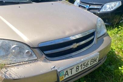 Транспортний засіб марки Chevrolet, модель Lacetti, ДНЗ АТ8156ВК, 2007 рік випуску, колір - бежевий, номер кузова - KL1NA19BE7K708397
