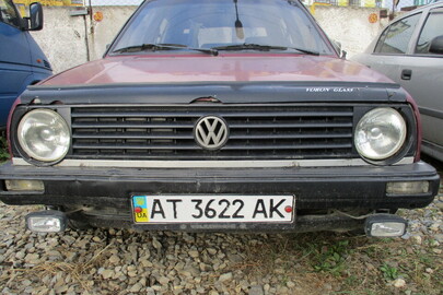 КТЗ марки Volkswagen Golf ІІ 1.6D, 1987 р.в., ДНЗ: АТ3622АК, номер кузова: WVWZZZ19ZHW682835 