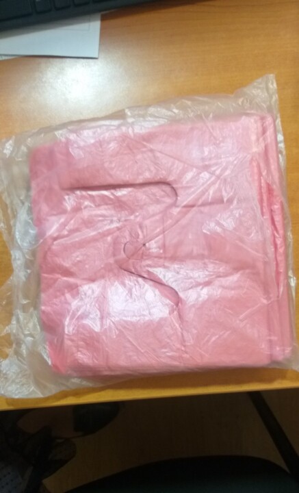 Поліетиленові пакети (великі рожевого кольору) 200 шт.