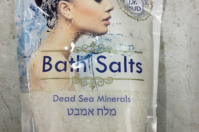 Сіль мертвого моря (Bath Salts) т/м "Dr. Mud" 300 гр., у кількості 43 шт., чорна грязь мертвого моря (Dead Sea Mud), т/м "Dr. Mud" 300 гр., у кількості 20 шт.