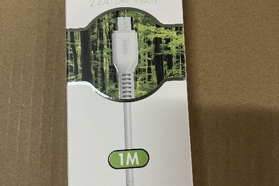 USB кабель ТМ "HOCO" з  маркуванням "X20 Micro Cable 2.4A Forest Mystery, in. Flash Charging Cable, у кількості 210 шт., без ознак використання