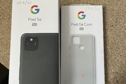 Мобільний телефон Pixel 5 a - 5G Sub - 6/6.34/ 128 GB model G1F8F, SKU No. GA02618-US в упаковці виробника - 1 шт. та чохол на телефон Pixel 5a - 5G в упаковці виробника - 1 шт., без ознак використання