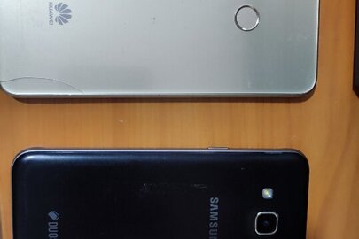 Мобільний телефон " Samsung" модель –SM-J320H, мобільний телефон " Huawei" модель PRA-LX1, бувші у використанні