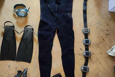 Комплект одягу для підводного плавання ( 9 позицій), бувший у використанні