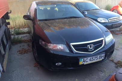 Автомобіль HONDA ACCORD 2.0, реєстраційний номер АС4575ВН, номер кузова JHMCL76805C213186, чорний колір, 2005 р.в.