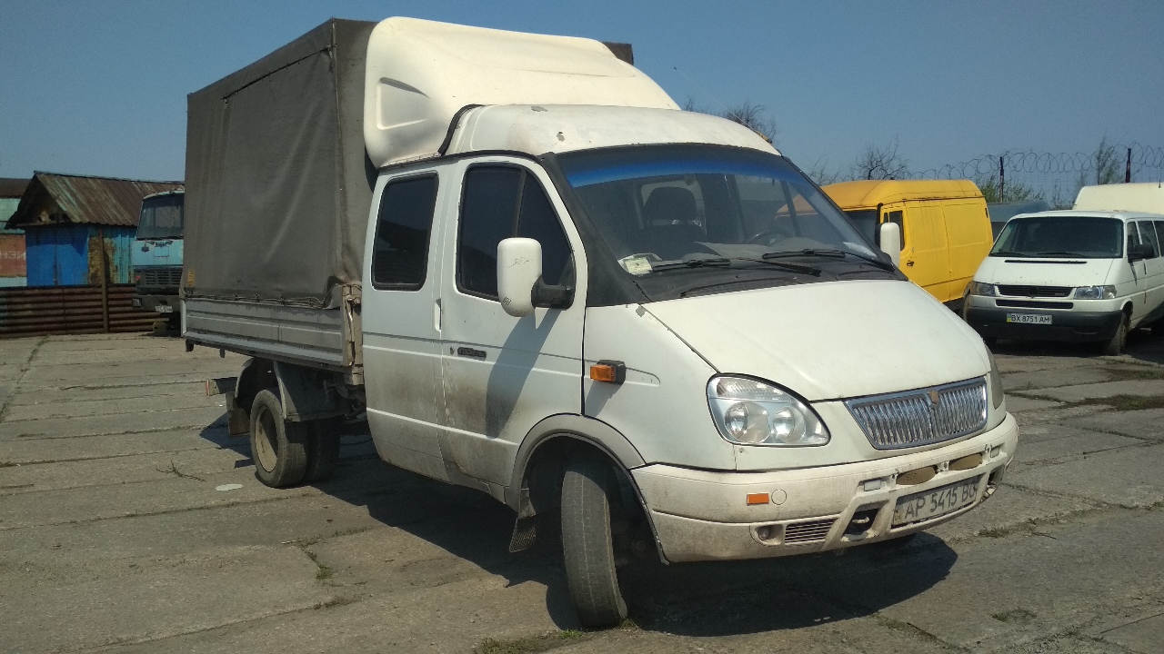Вантажний автомобіль бортовий, тентовий ГАЗ 330232, державний номер АР5415ВС, 2007 року випуску, білого кольору, №Х9633023272278205