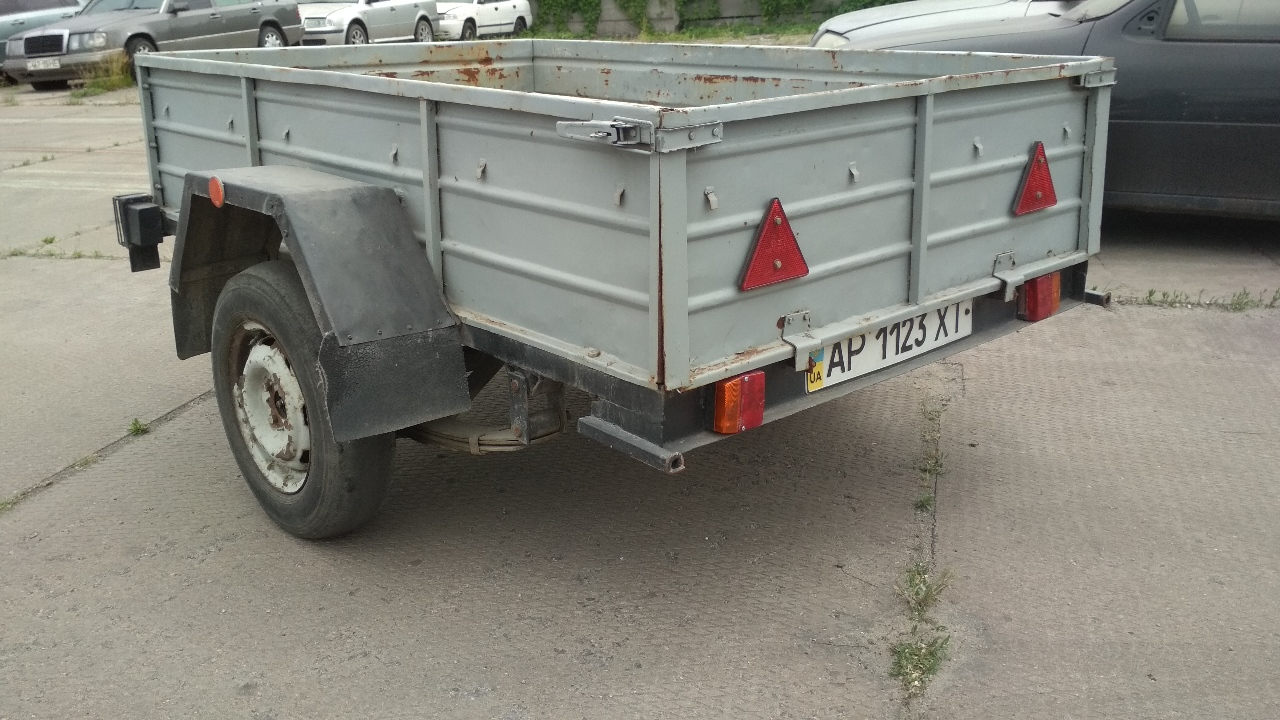 Причеп УВН 810080, 2008 року випуску, сірого кольору, ДНЗ АР1123ХТ