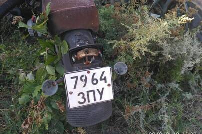 Мотоцикл "МТ Дніпро-11", державний номер 7964ЗПУ, чорного кольору