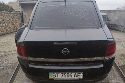 Легковий автомобіль OPEL, модель Vectra, державний номер ВТ7504АЕ, 2007 року випуску, колір чорний, VIN Y6D0ZCF6981025552