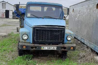 Вантажний автомобіль ГАЗ, модель 3307, державний номер ВІ5081АС, 1993 року випуску, колір синій, VIN XTH330700P1552521
