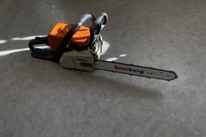 Конфісковане майно за рішенням суду : Бензинова пилка  STIHL MS 180 №282183837, 1шт. б/в.