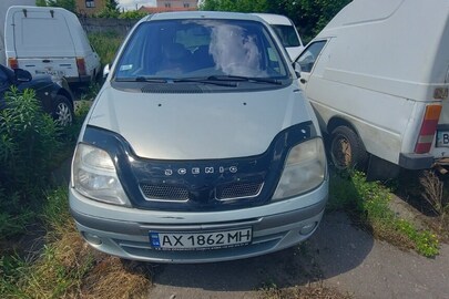 Марка ТЗ: RENAULT, Модель ТЗ: MEGANE SCENIC, ДНЗ AX1862MH, Рік виробництва ТЗ: 2001, Колір ТЗ: СІРИЙ, Номер кузова: VF1JA1J0524434843
