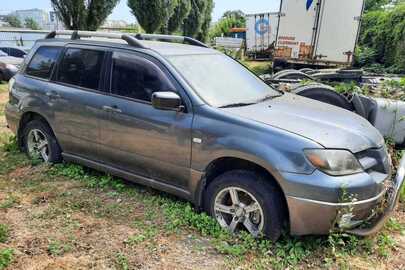 Транспортний засіб марки MITSUBISHI, моделі OUTLANDER, ДНЗ АХ3482АК, 2003 року випуску, номер кузова JMBXNCU2W4U000534, колір сірий