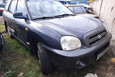 Транспортний засіб марки HYUNDAI, моделі SANTA FE, ДНЗ АХ8588АЕ, 2005 року випуску, номер кузова KMHSC81DP5U042887, колір синій