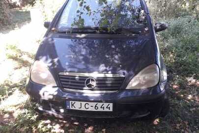 Легковий автомобіль марки «MERCEDES-BENZ», модель «A170CDI», номер кузова WDB1680091J862948, ДНЗ Угорщини KJC644, 2002 року виготовлення, колір - синій