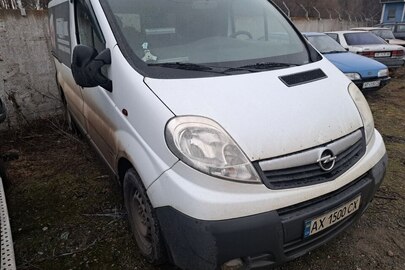 Колісний транспортний засіб марка OPEL, модель VIVARO, реєстраційний номер AX1500CX, тип майна: СПЕЦІАЛІЗОВАНИЙ ВАНТАЖНИЙ ФУРГОН МАЛОТОНАЖНИЙ-В, шасі, кузов № W0LF7B1AECV632003,  білого кольору, 2012 року випуску.  