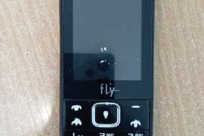 Конфісковане майно за  рішенням суду: мобільний телефон марки "Fly", б/в, 1 шт.