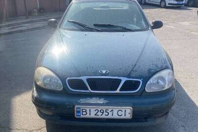 Легковий автомобіль марки Daewoo Sens, 2002 р.в., днз ВІ2951СІ, колір зелений, номер шасі "кузова" Y6DT1301020142457