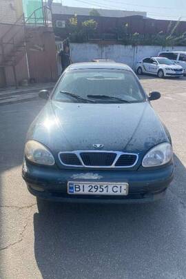 Легковий автомобіль марки Daewoo Sens, 2002 р.в., днз ВІ2951СІ, колір зелений, номер шасі "кузова" Y6DT1301020142457
