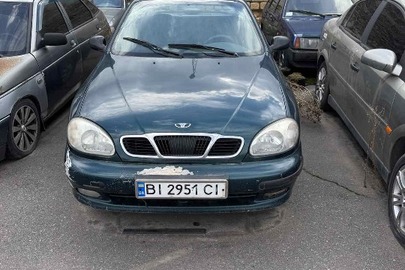 Легковий автомобіль марки Daewoo Sens, 2002 р.в., днз ВІ2951СІ, колір зелений, номер шасі "кузова" Y6DT1301020142457