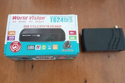 DVD-N/N2/C/IPTV TB  РЕСИВЕР «World Vision», у використанні не був, стан нового