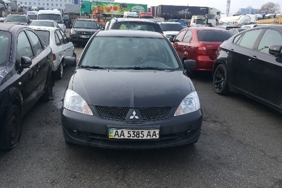 Колісний транспортний засіб MITSUBISHI LANCER 1.6, 2006 року випуску, чорного кольору,  № кузова JMBSNCS3A6U025168 тип легковий седан, ДНЗ АА5385АА