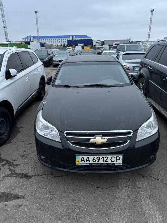 Транспортний засіб Chevrolet Epica LA69L 2007 року випуску, ДНЗ АА6912СР, VIN KL1LA69LE7B056079