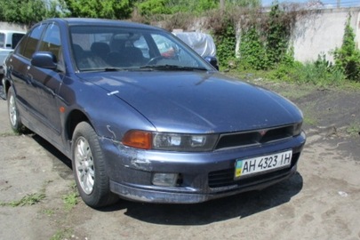 Колісний транспортний засіб: легковий седан - В, марки MITSUBISHI, модель GALANT 2,5 ЗНГ, ДНЗ АН4323ІН, кузов № JMYSМEA5AX20001B4, рік випуску 1999, колір синій
