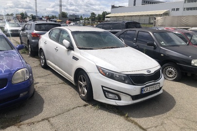 Автомобіль KIA OPTIMA, д.н.з. КА2115ЕО, 2014 року випуску, колір білий, номер кузова KNAGM4A77F5547085