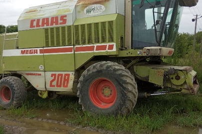 Комбайн зернозбиральний, марки CLAAS MEGA 208, 1996 року випуску, двигун №94500298, шасі № 366901501413262, реєстраційний номер  09245АО, зеленого кольору