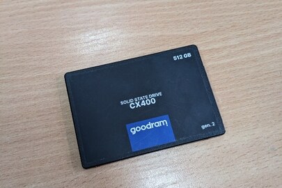 Конфісковане майно за рішенням суду: SSD-накопичувач 2.5" SATA 512GB GoodRam CX400, б/в
