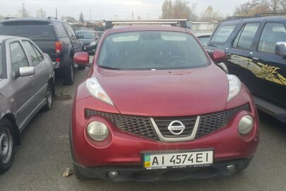 Транспортний засіб марки NISSAN JUKE, 2013 р.в., № шасі SJNFBAF15U6360344, колір – червоний, днз АІ4574ЕІ