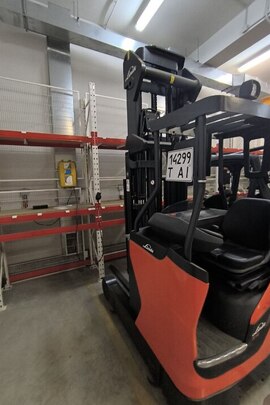 Штабелеукладач Linde R14N-01, 2018 року випуску, виробник: Німеччина, ідентифікаційний № P21120J03501, державний номерний знак: T14299AI