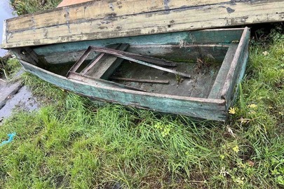 Конфіскація майна за ухвалою суду: дерев`яний човен б/в, має пошкодження; сітка риболовна ліскова довжиною 10 м, висотою 1,5 м, має пошкодження (місцями розірвана) б/в