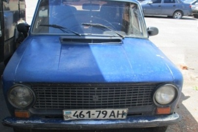 Колісний транспортний засіб: легковий універсал – В, марки ВАЗ, модель 2102,  ДНЗ 46179АН,  кузов № ХТА210200Е0603028,  1983 року випуску, синього кольору