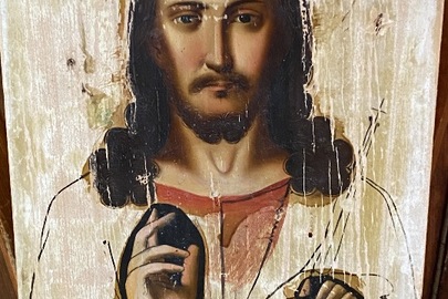 Ікона "Ісуса Христа Вседержителя" (розмір 344х265 мм.) б/в, 1 од.