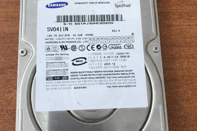 Жорсткий диск "Samsung SV0411N" 40 GB