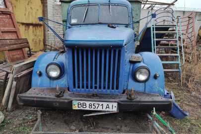 Вантажний автомобіль: ГАЗ 93,1971 р. в., колір синій, ДНЗ: ВВ8571АІ, номер шасі: 4680660