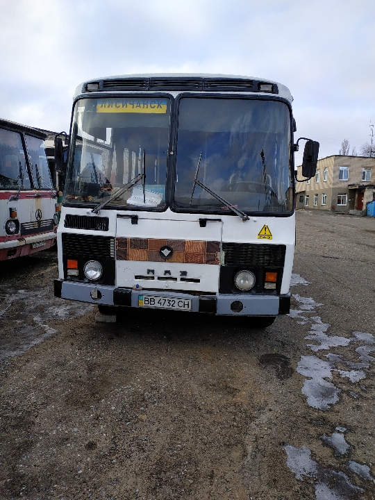 Автобус ПАЗ 3205 (пасажирський), 1991 р.в., білого кольору, ДНЗ ВВ4732СН, номер шасі : 32059102373