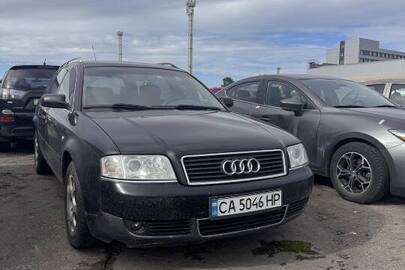 Транспортний засіб автомобіль марка AUDI, модель A6, 2002 року випуску, тип транспортного засобу: легковий, колір чорний, номер кузова: WAUZZZ4B72N088075, номер державної реєстрації: СА5046НР