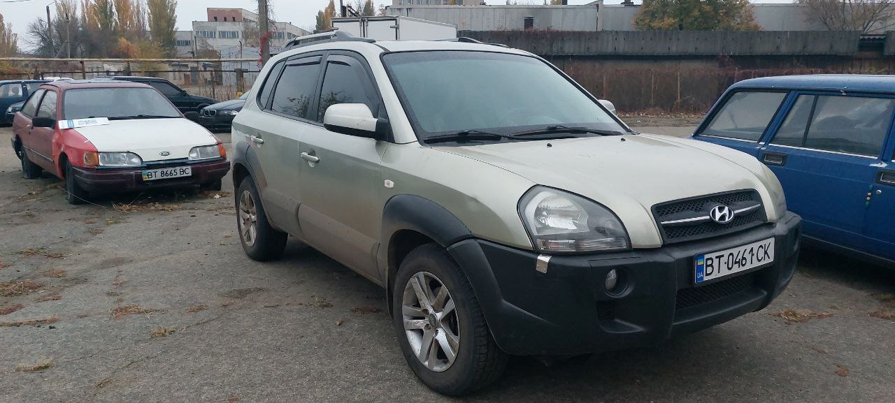 Легковий автомобіль HYUNDAI TUCSON, 2007 року випуску, ДНЗ ВТ0461СК, номер кузову: KMHJN81DP7U613426