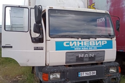  Автомобіль вантажний, фургон MAN 14.224, 1998 р.в., ДНЗ: ВТ9445ВК, номер кузова: WMAL770572Y037354