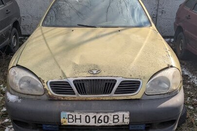 Транспортний засіб Daewoo Lanos, 2007 року випуску, реєстраційний номер ВН0160ВI, номер кузова SUPTF69YD7W354129