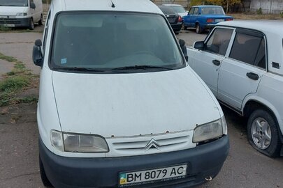 Колісний транспортний засіб CITROEN BERLINGO 1.9D (легковий фургон-В), 2000 р.в., ДНЗ ВМ8079АС, кузов VF7MBWJZF65463356, білого кольору