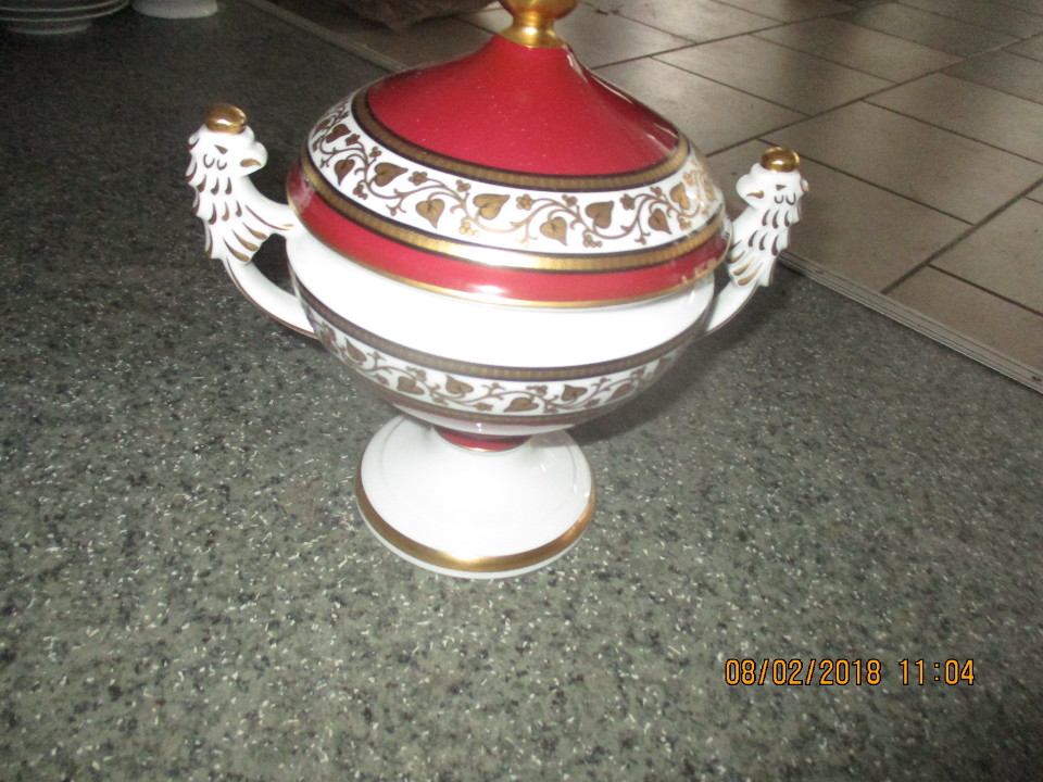 Фруктовниця червоно-білого кольору, 1 шт.