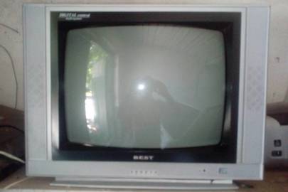 Телевізор "БЕСТ", б/в, сірого кольору