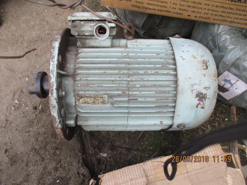 Електродвигун 4АМ 132М6УЗ, вага  95кг, б/в